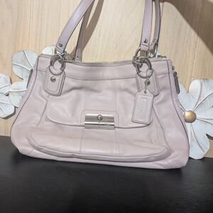 Coach Blush Leather Shoulder Bag
